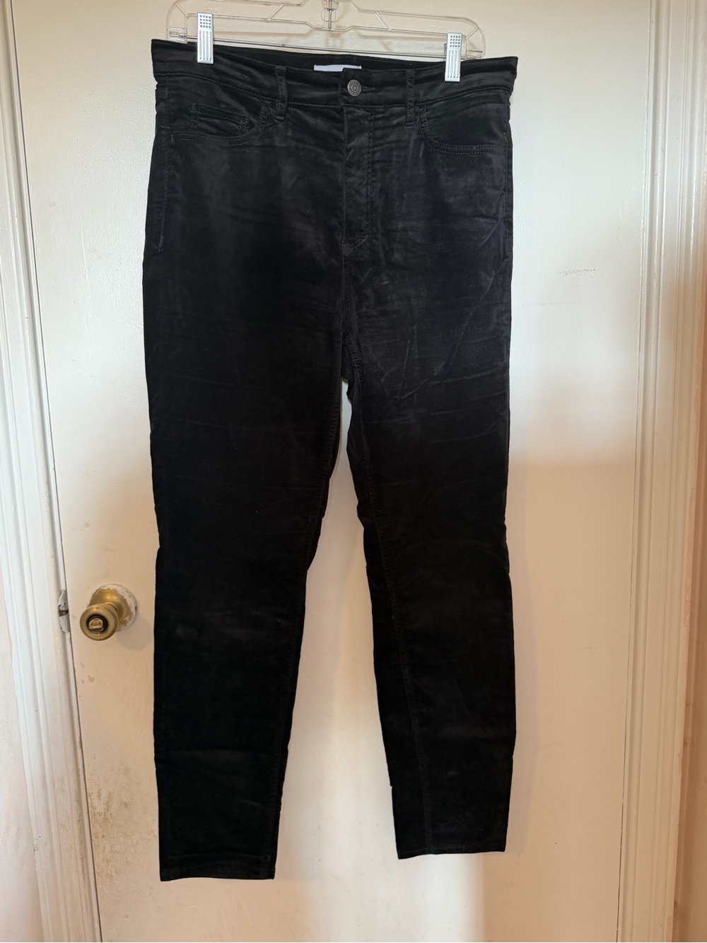 LOFT Women's Black Corduroy Jeans - Slim Fit
